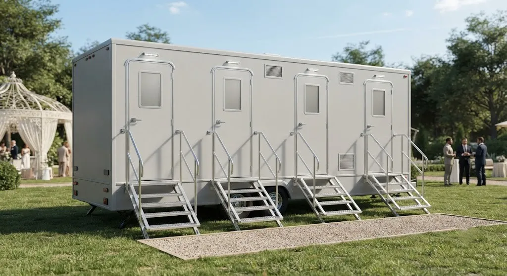 4 Stall Restroom Trailer in Walnut Creek, CA