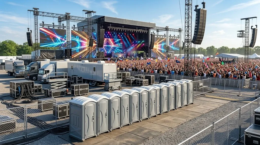 Concert Restroom Rental in Walnut Creek, CA