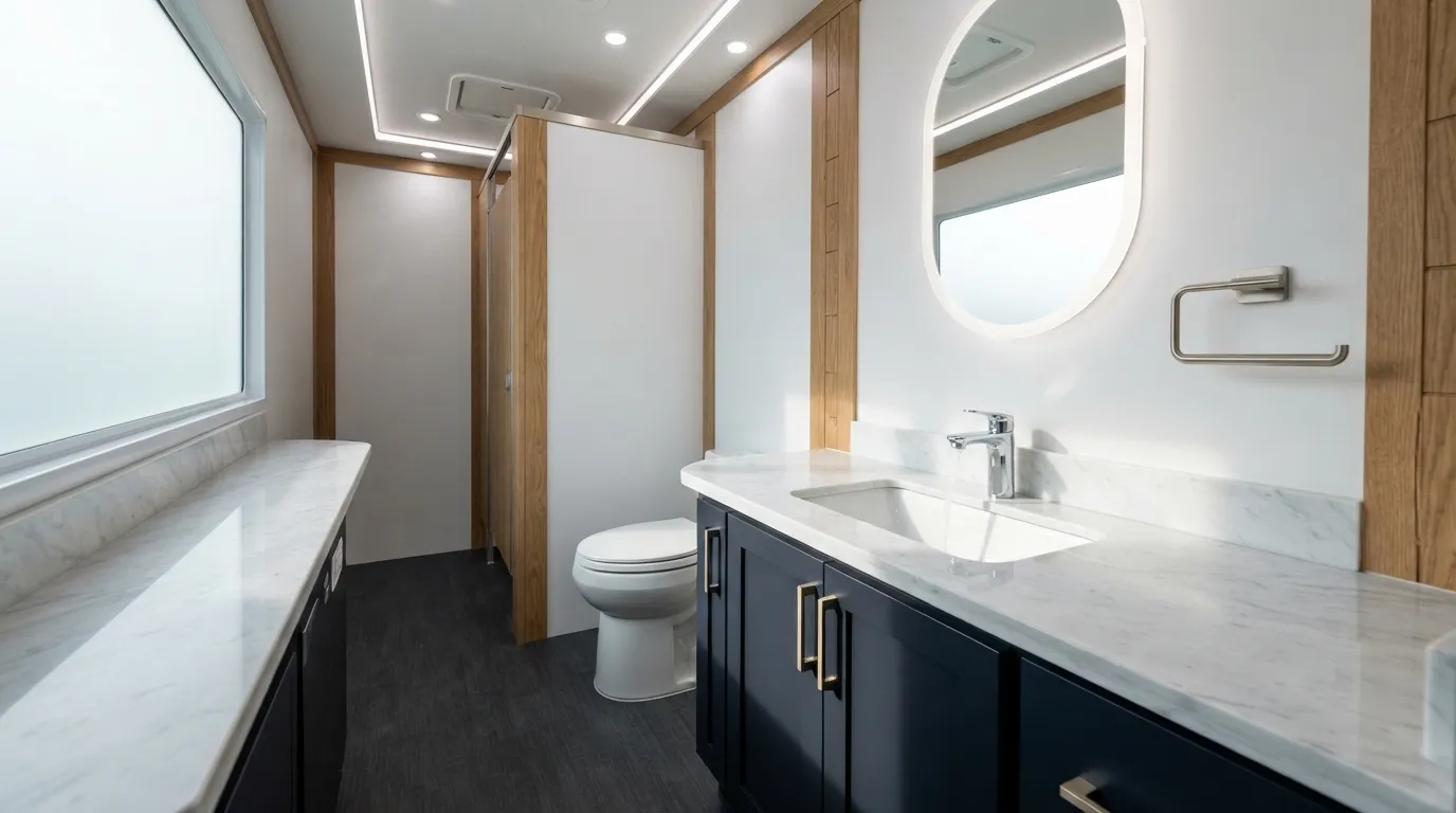 Luxury Restroom Trailer in Walnut Creek, CA
