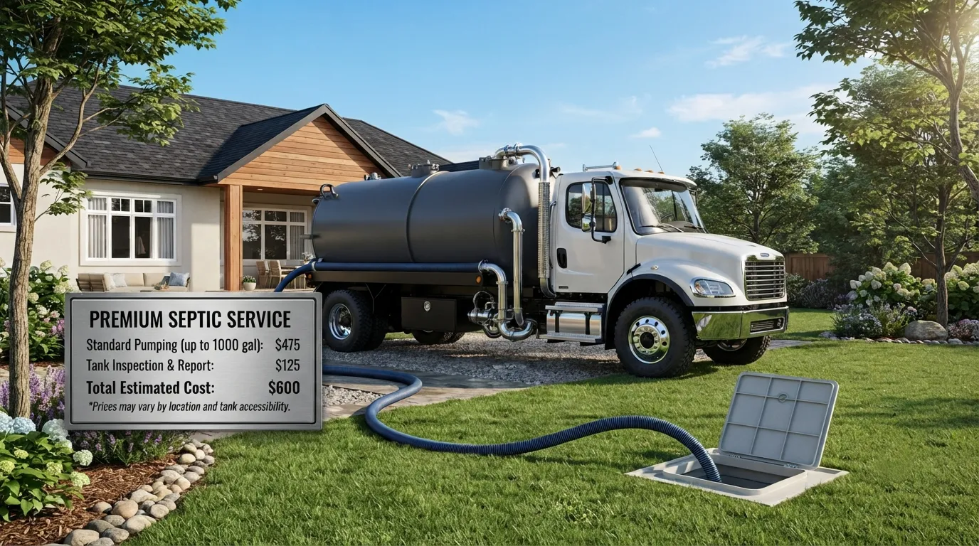 Septic Tank Pumping Cost in Walnut Creek, CA